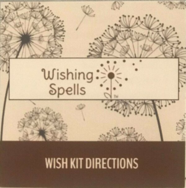 Wishing Spells Wish Kit directions